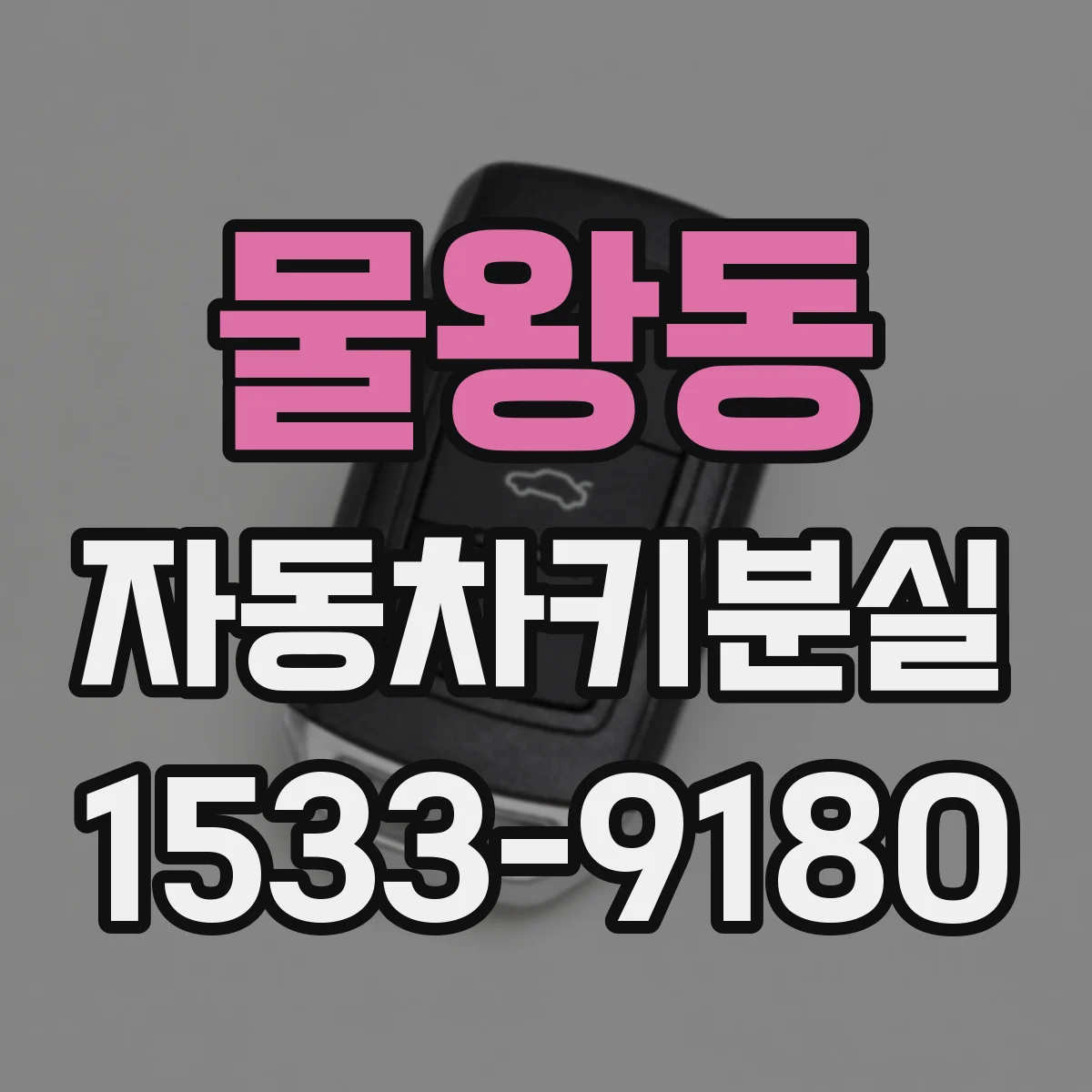 물왕동 자동차키분실