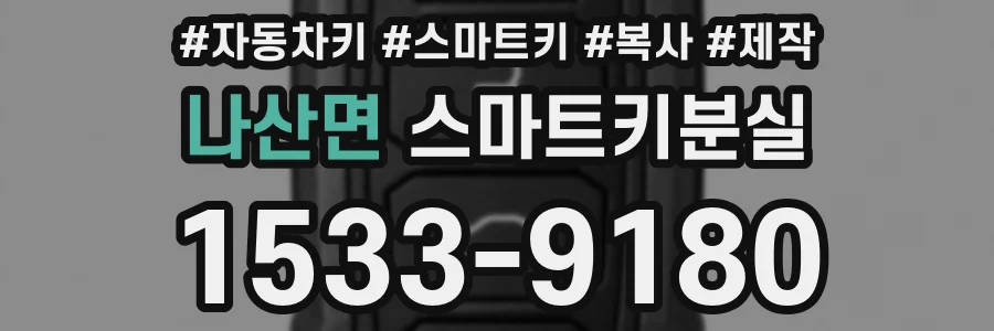 나산면 스마트키분실