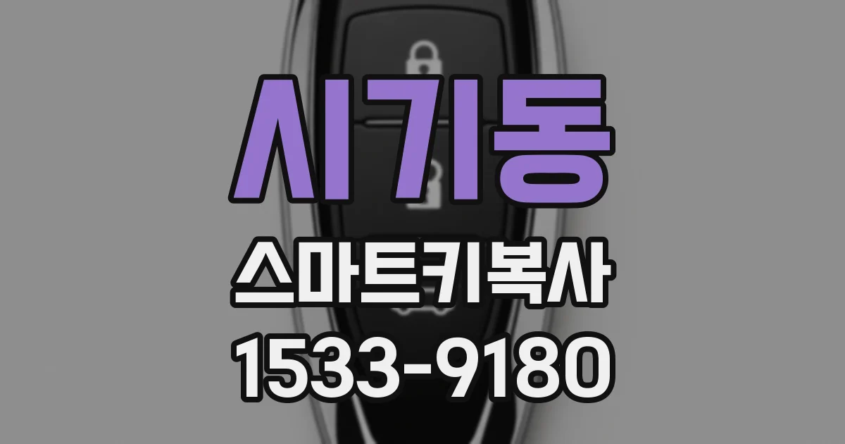 시기동 스마트키복사