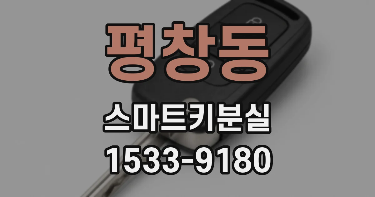 평창동 스마트키분실