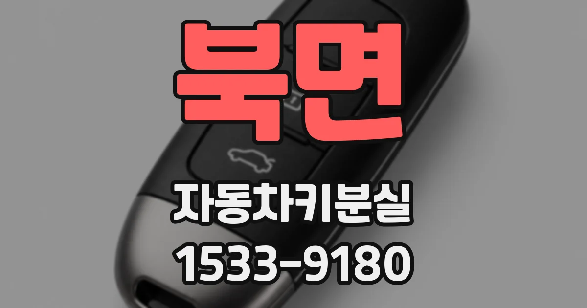 북면 자동차키분실
