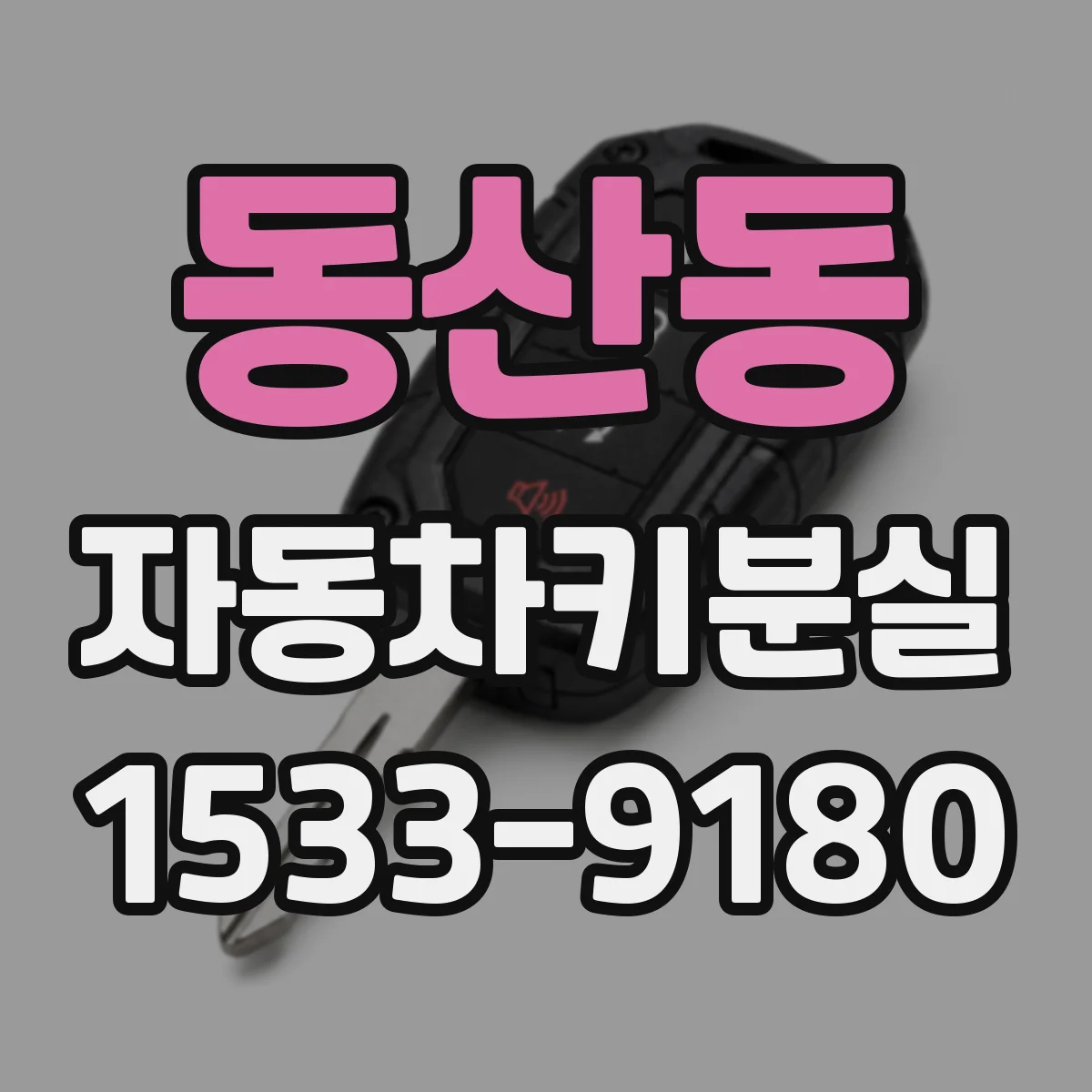동산동 자동차키분실