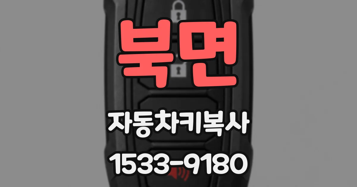 북면 자동차키복사