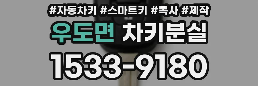 우도면 차키분실