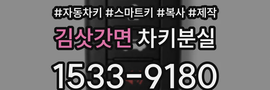 김삿갓면 차키분실