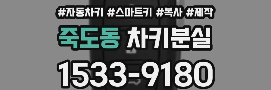 죽도동 차키분실