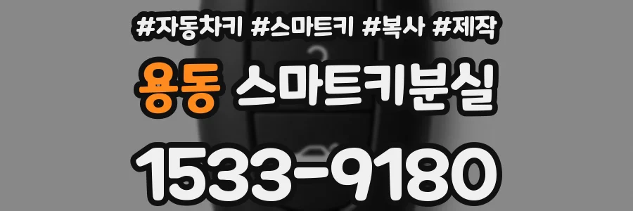 용동 스마트키분실