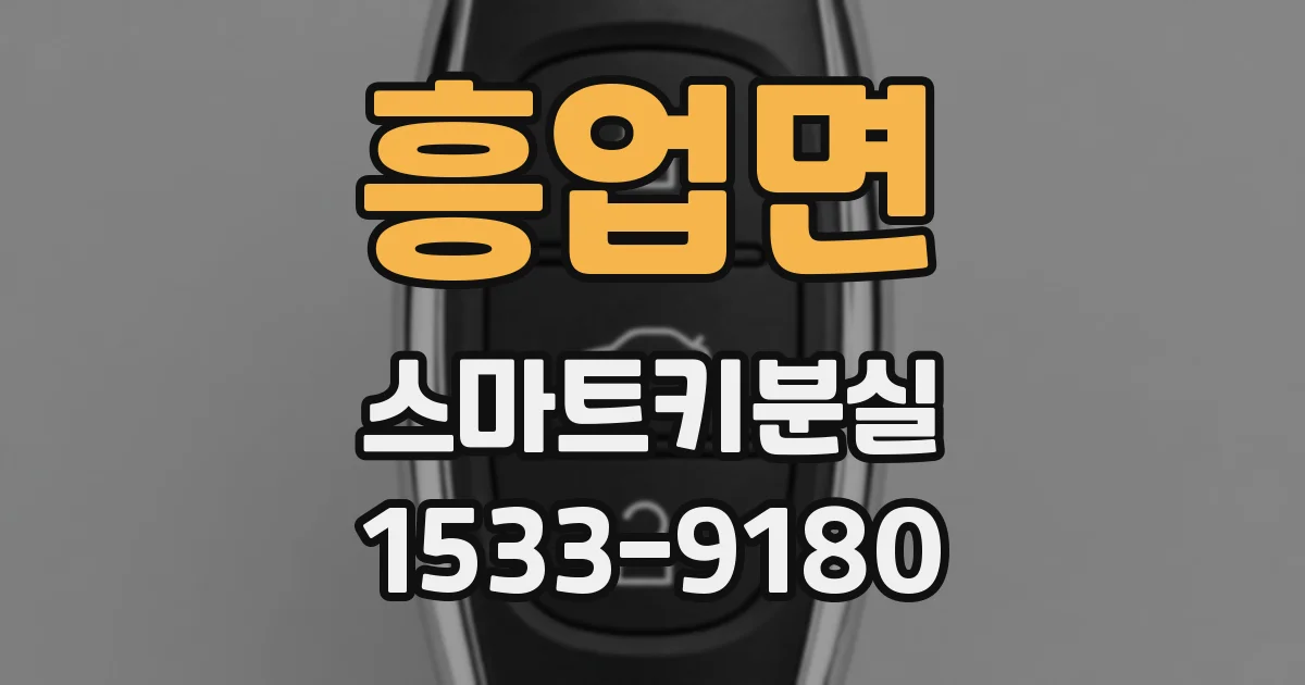 흥업면 스마트키분실