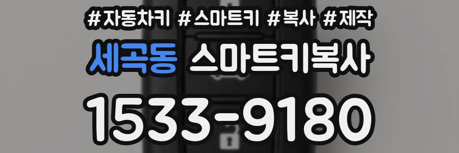 세곡동 스마트키복사