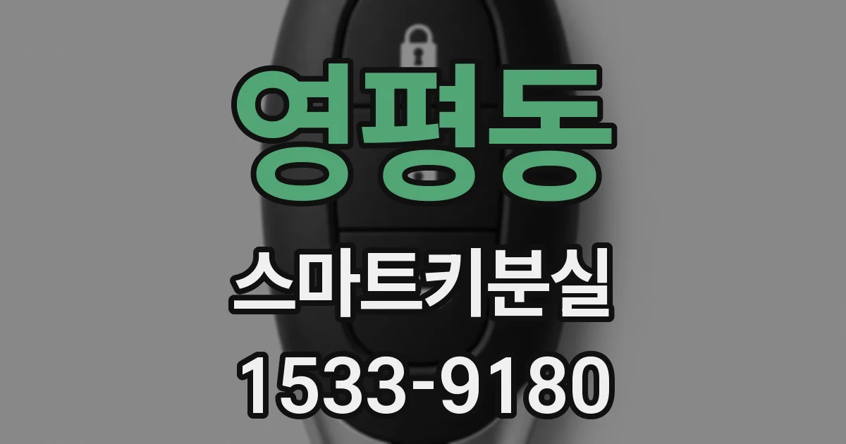 영평동 스마트키분실