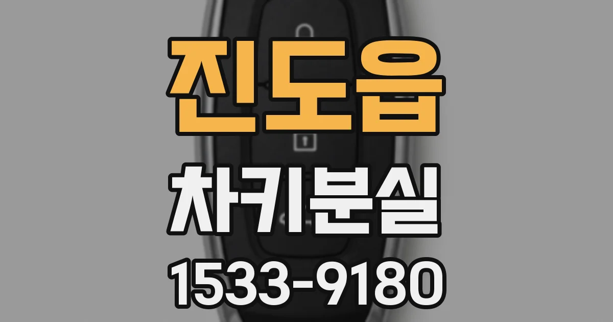 진도읍 차키분실
