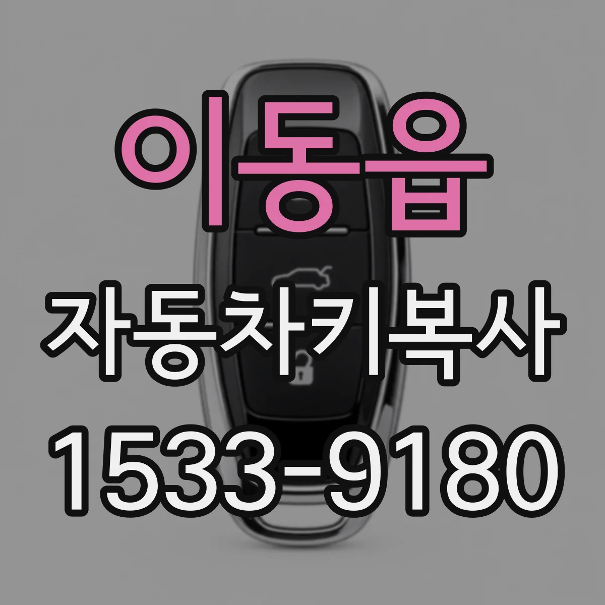 이동읍 자동차키복사