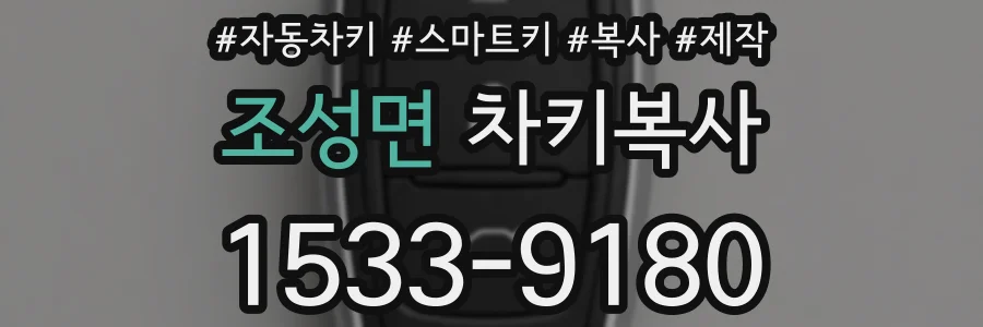 조성면 차키복사