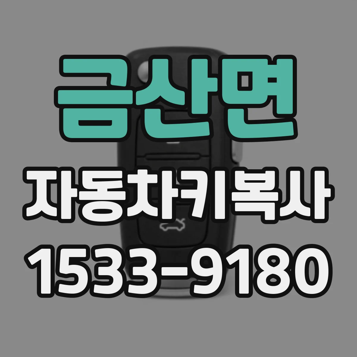 금산면 자동차키복사