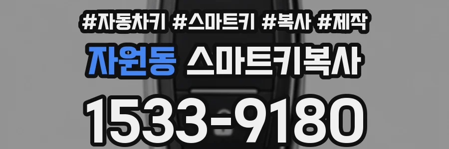 자원동 스마트키복사
