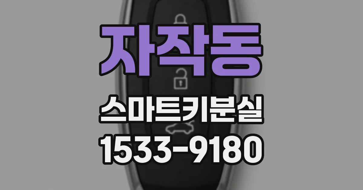 자작동 스마트키분실