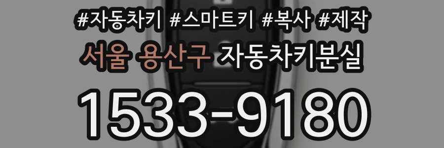 서울 용산구 자동차키분실