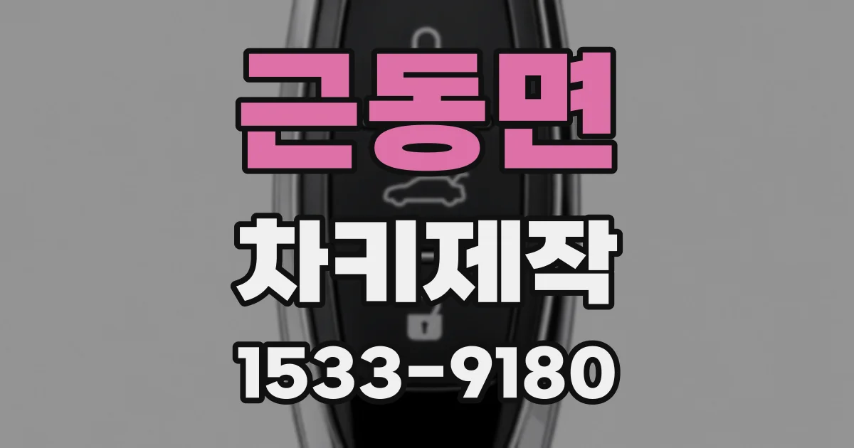 근동면 차키제작