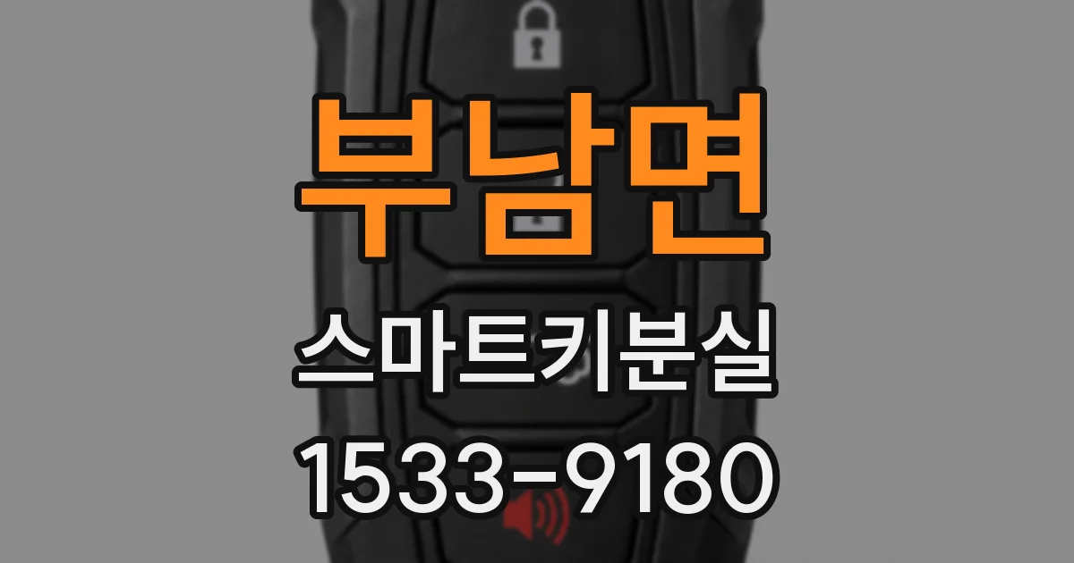 부남면 스마트키분실