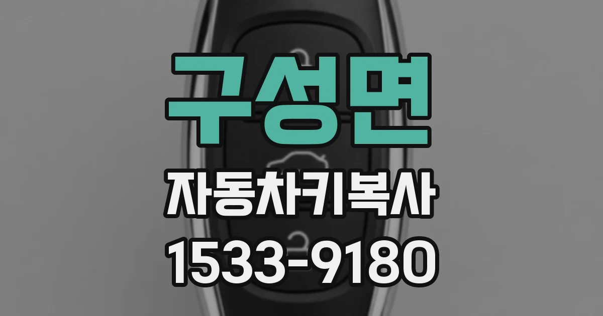 구성면 자동차키복사