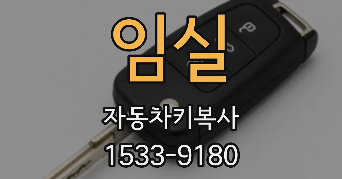 임실 자동차키복사
