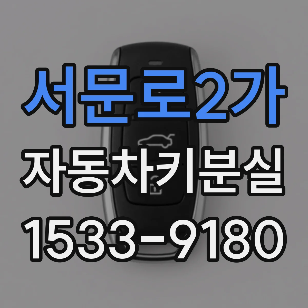 서문로2가 자동차키분실