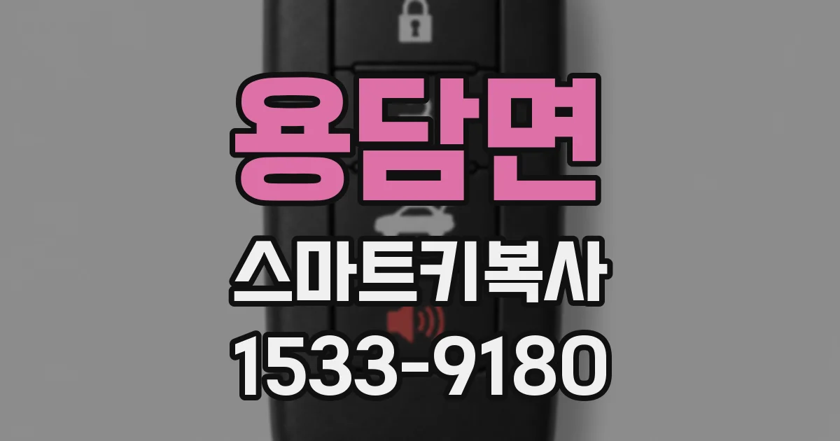 용담면 스마트키복사