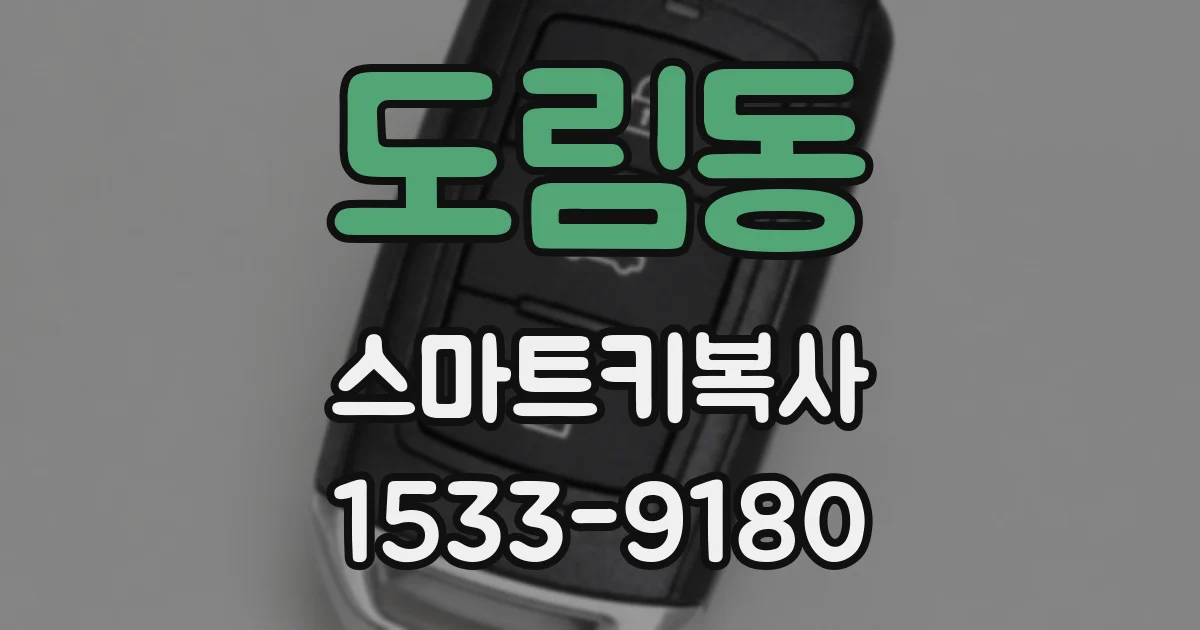 도림동 스마트키복사