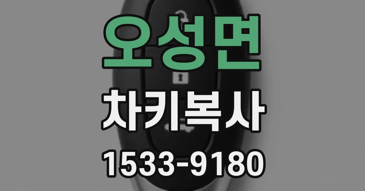 오성면 차키복사