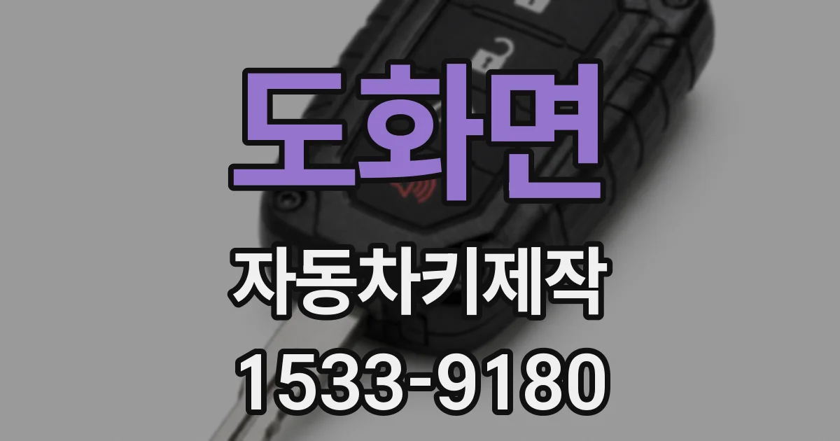 도화면 자동차키제작