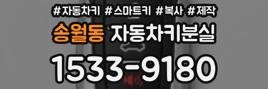 송월동 자동차키분실