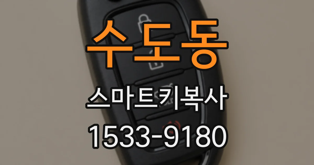 수도동 스마트키복사