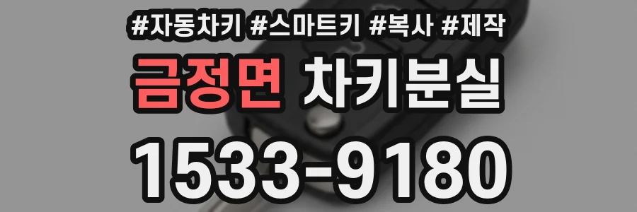 금정면 차키분실