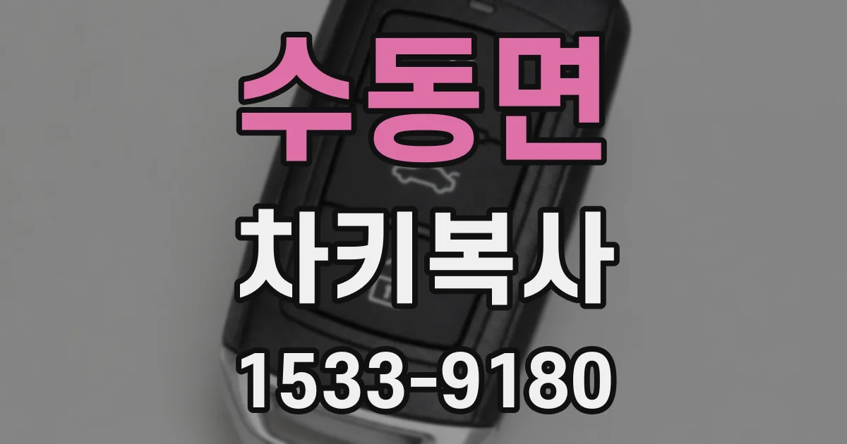 수동면 차키복사