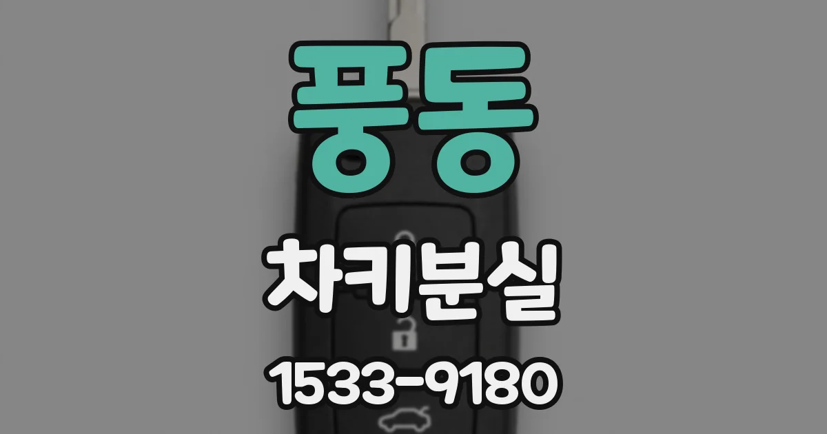 풍동 차키분실