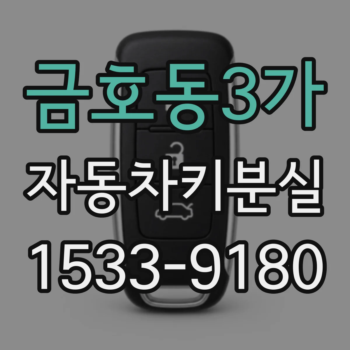 금호동3가 자동차키분실