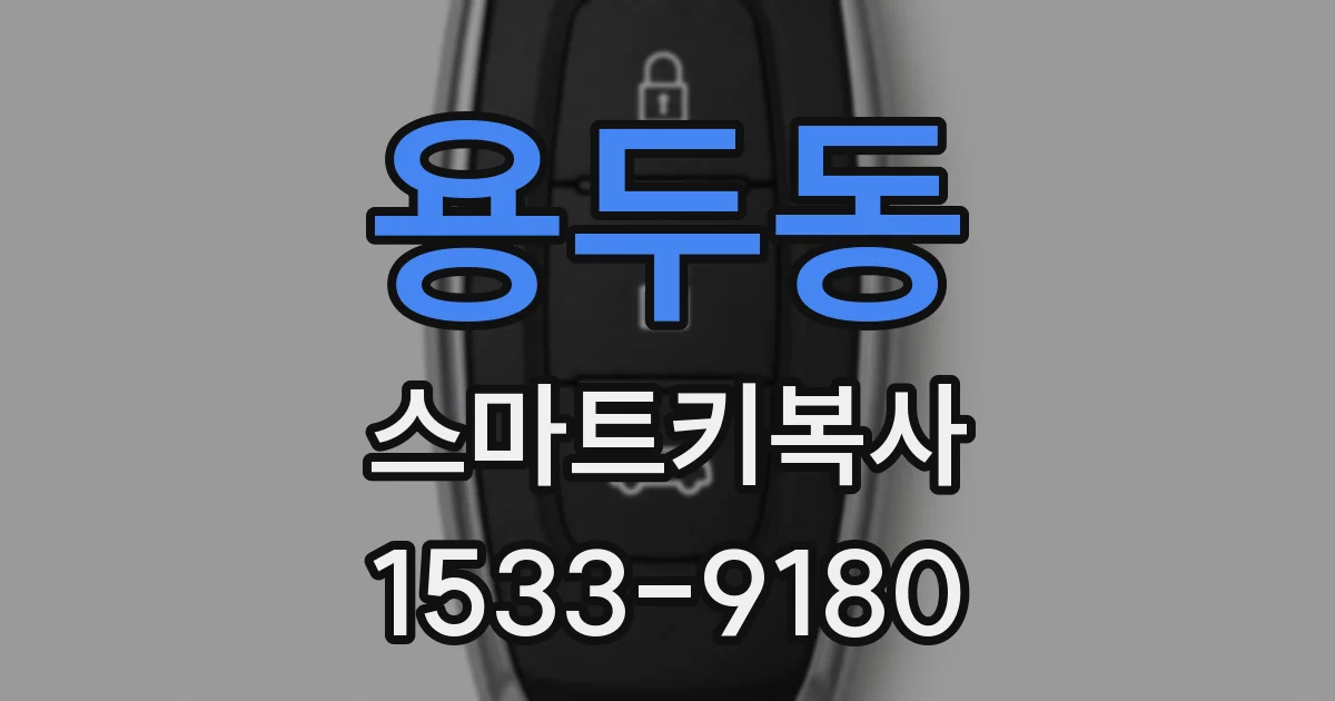 용두동 스마트키복사