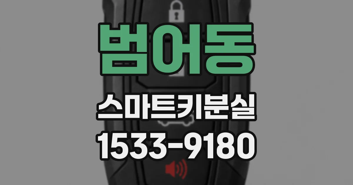 범어동 스마트키분실