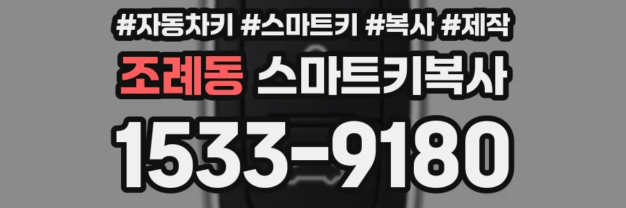 조례동 스마트키복사