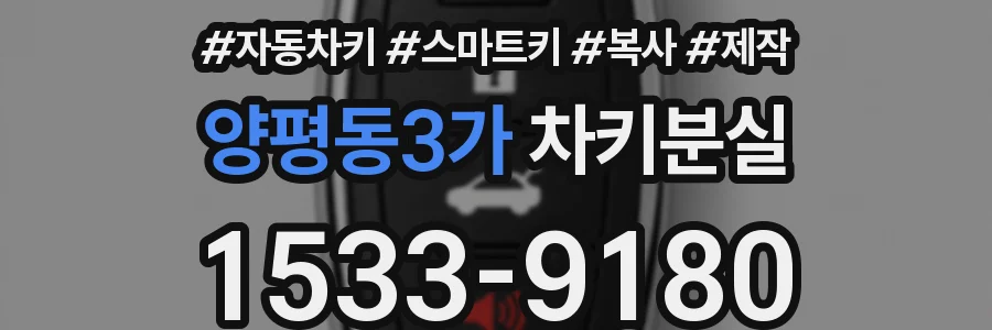 양평동3가 차키분실