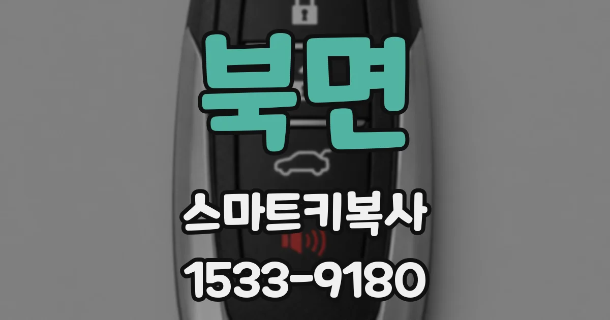 북면 스마트키복사