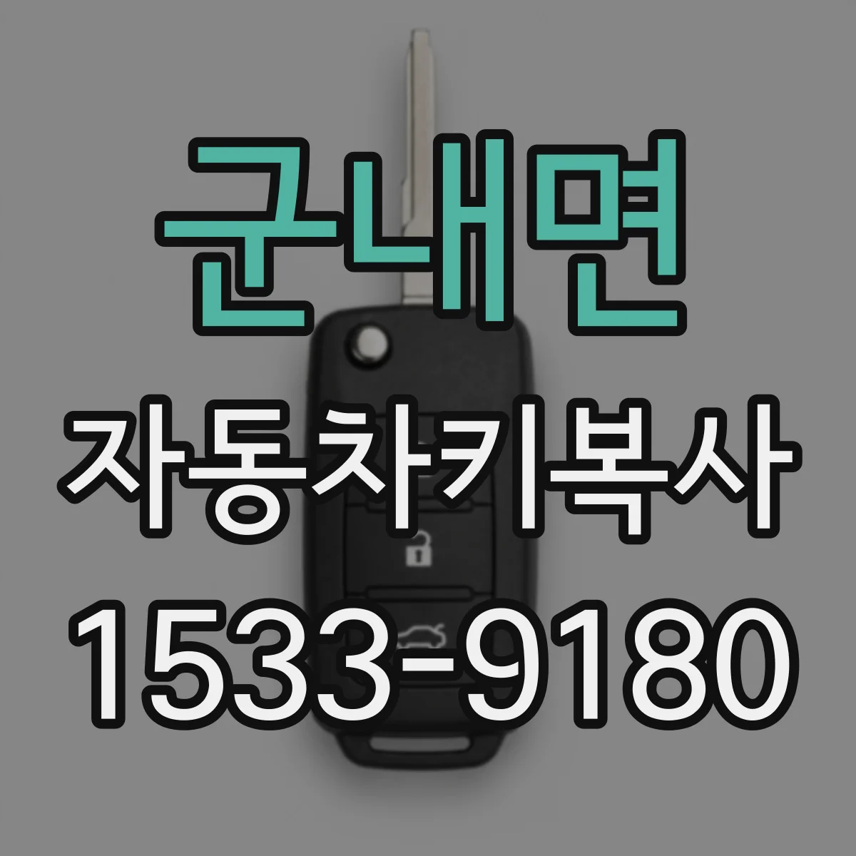 군내면 자동차키복사