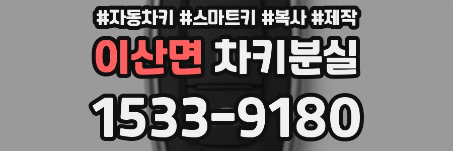 이산면 차키분실