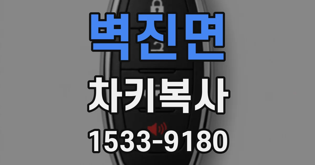 벽진면 차키복사