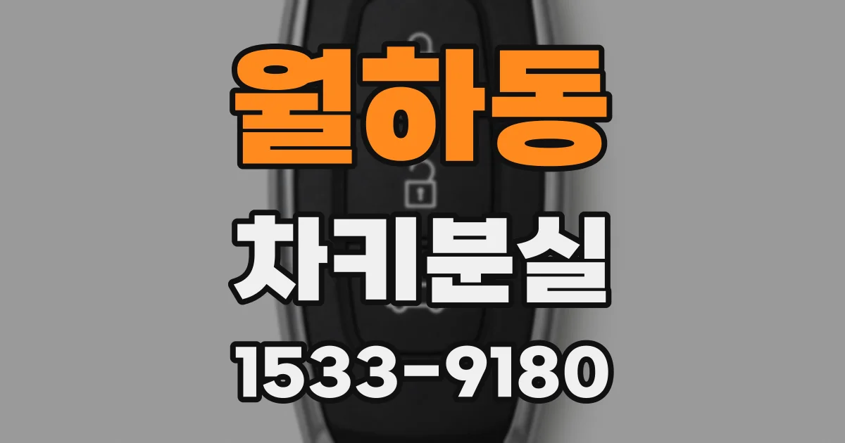 월하동 차키분실