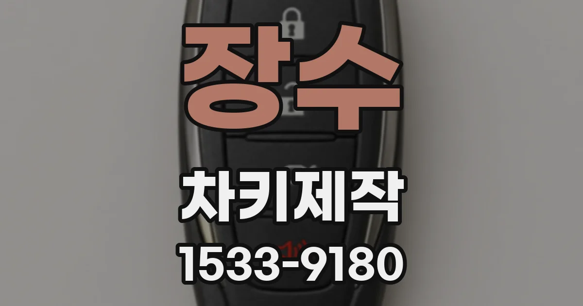 장수 차키제작