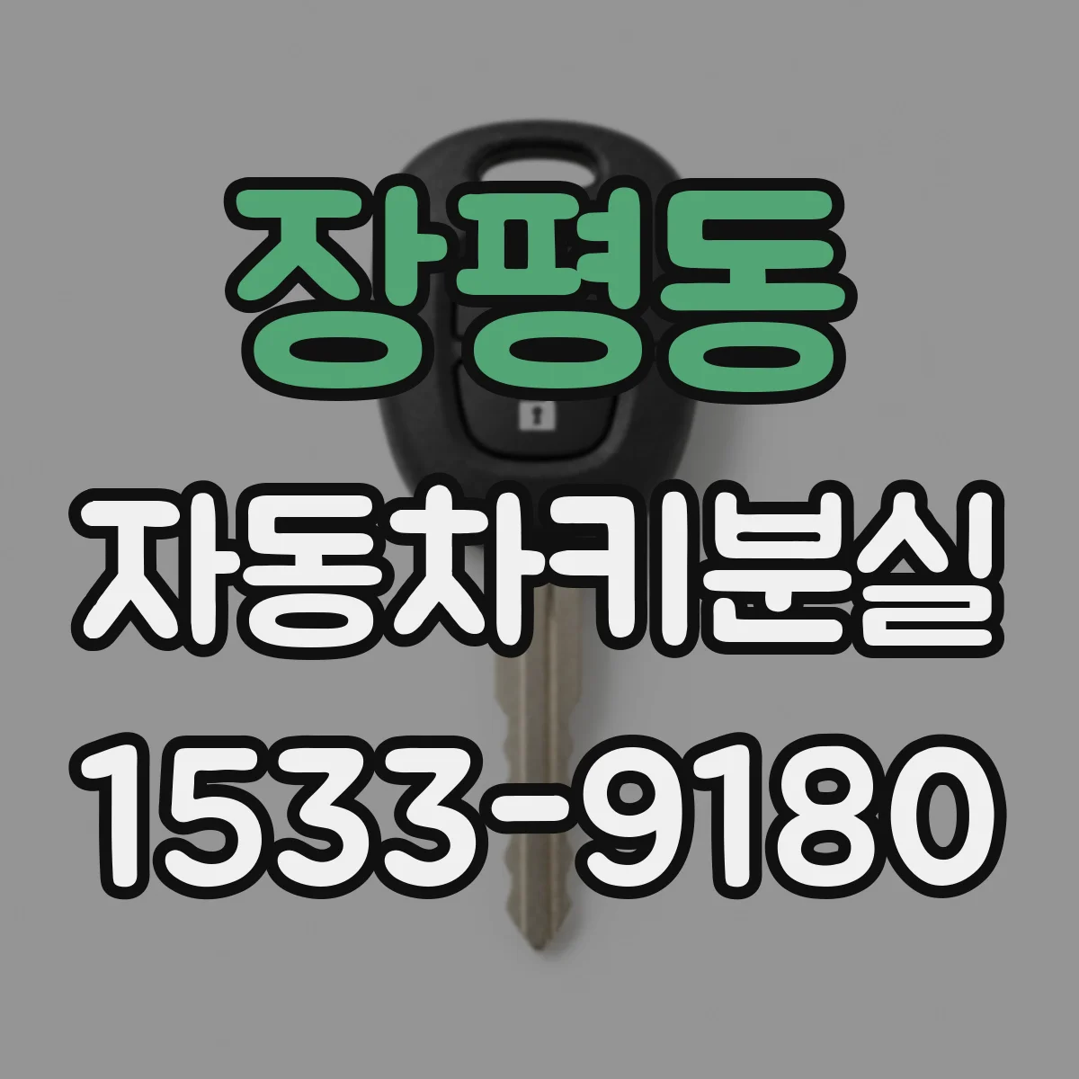 장평동 자동차키분실