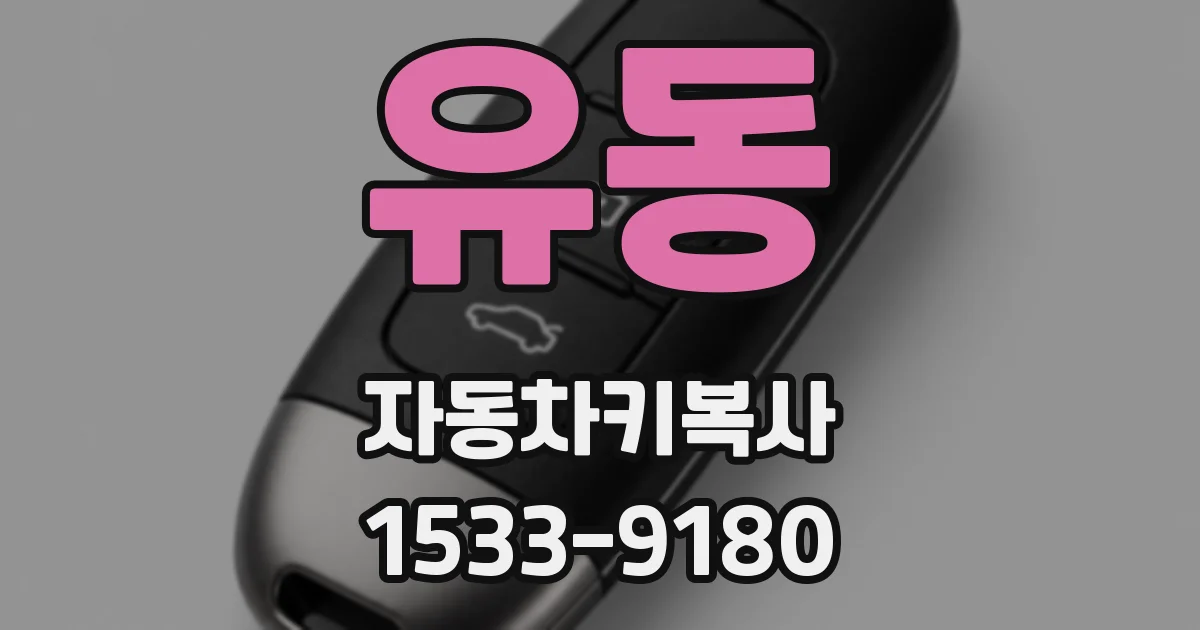 유동 자동차키복사