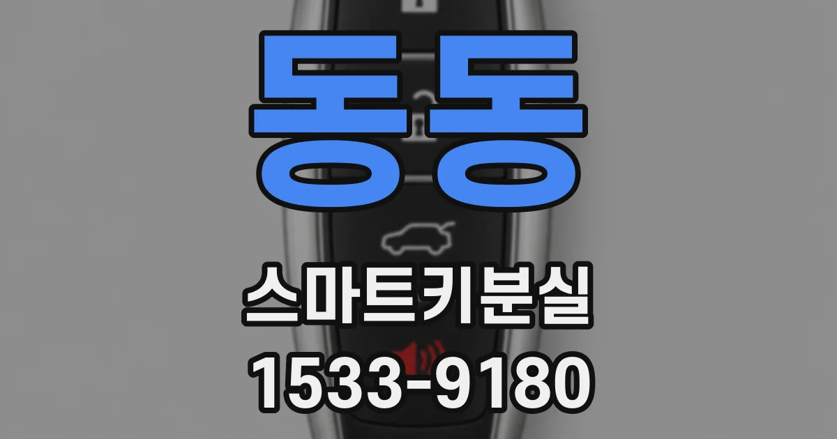 동동 스마트키분실