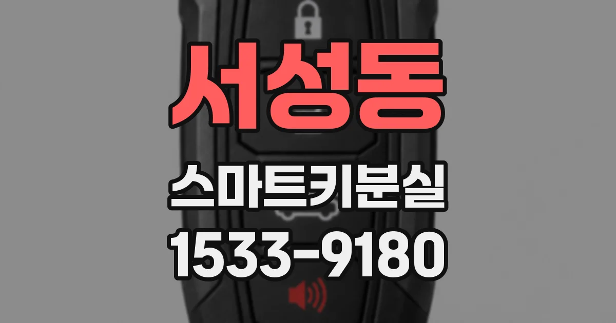 서성동 스마트키분실